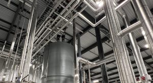 A system-wide view of industrial piping infrastructure—highlighting the critical role of pipe supports in maintaining flow, alignment, and safety