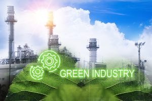 Green industrial plants, ecological energy, good